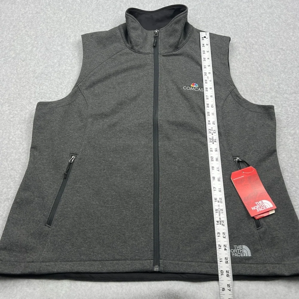 Comcast NBC North Face‎ Ridgeline Vest Women's XXL Gray Full Zip Pockets Winter